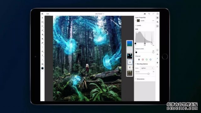 iPad可以運(yùn)行PS了！Photoshop CC for iPad打算 2019年宣布