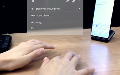 任何平面都能打字 三星SelfieType虛擬鍵盤(pán)了解一下