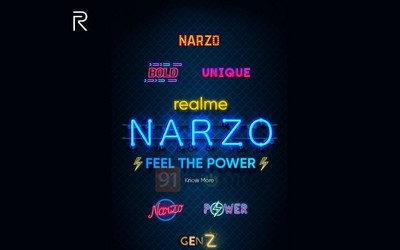 realme Narzo新系列曝光 主打年輕群體將發(fā)兩款新機(jī)