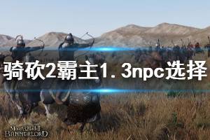 《騎馬與砍殺2》1.3伙伴怎么選擇 1.3版本npc選擇推薦