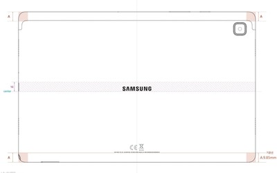 三星Galaxy Tab A7設(shè)計圖曝光：定位中端可能支持5G